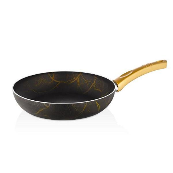 Cem MARBLE GOLD  24 cm Yanmaz/Yapışmaz PTFE Yüzey Kaplama Tava - Image 1