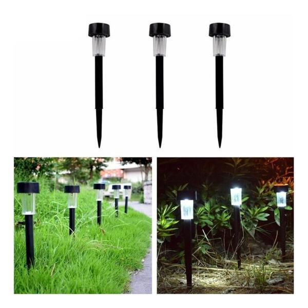 Güneş Enerjili Bahçe Lambası Plastik Saplama 10lu Set - Image 1