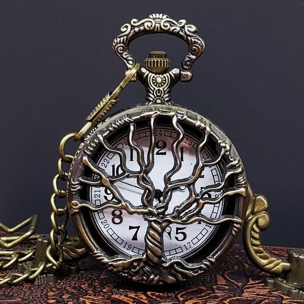 Hayat Ağaçı Tasarımlı Köstekli Saat - Image 1