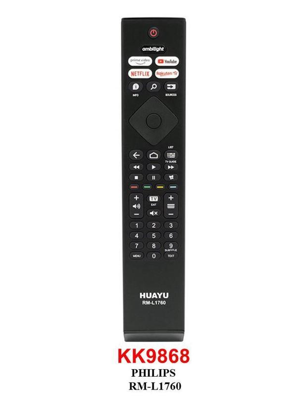 PHILIPS RM-L1760 NETFLIX-PRIME-YOUTUBE-RAKUTEN LCD KUMANDA - Image 1