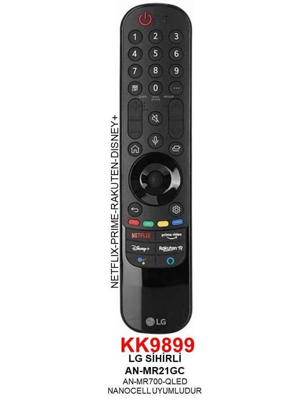 LG MAGIC AN-MR21GC  NETFLIX-PRIME-RAKUTEN-DISNEY+ YTUBE MUSIC LCD KUMANDA - Image 1
