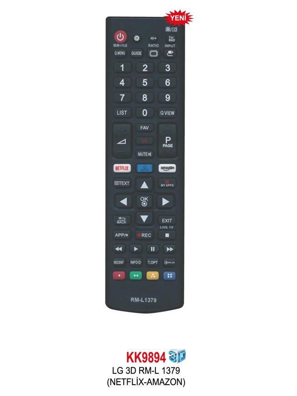 LG 3D RM-L 1379 (NETFLİX-AMAZON)  LCD KUMANDA - Image 1