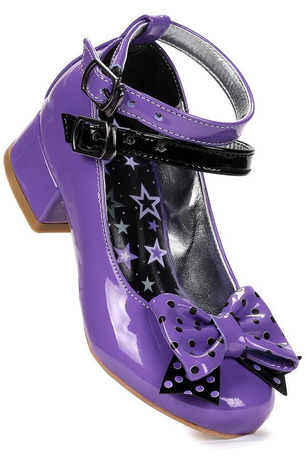  Star Fiyonklu Kız Çocuk Topuklu Abiye Ayakkabı - Image 1