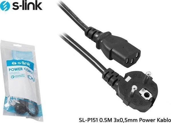 S-link SL-P151 0.5Mt 3x0,5mm Power Kablo - Image 1