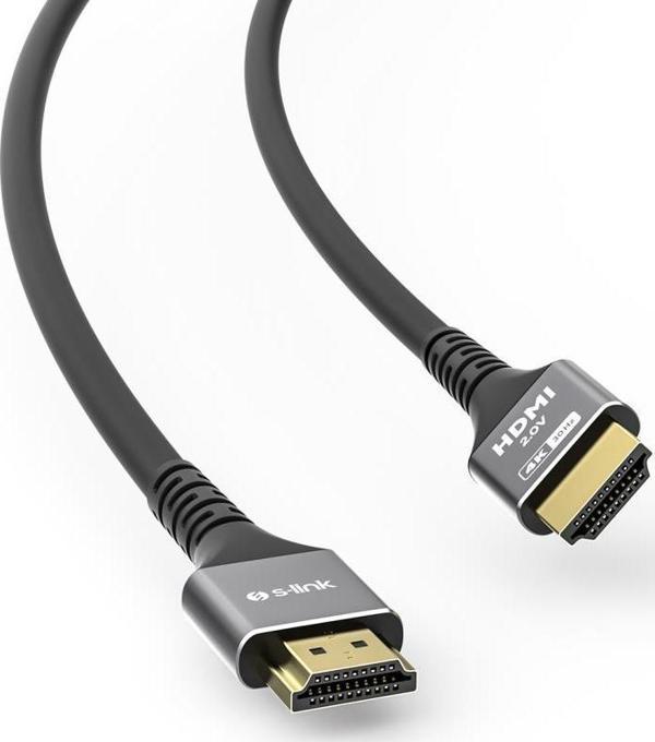 S-link SLX-HD4K15 19+1 HDMI to HDMI 15mt Metal v2.0 4K (4096-2160) 30Hz Kablo - Image 1