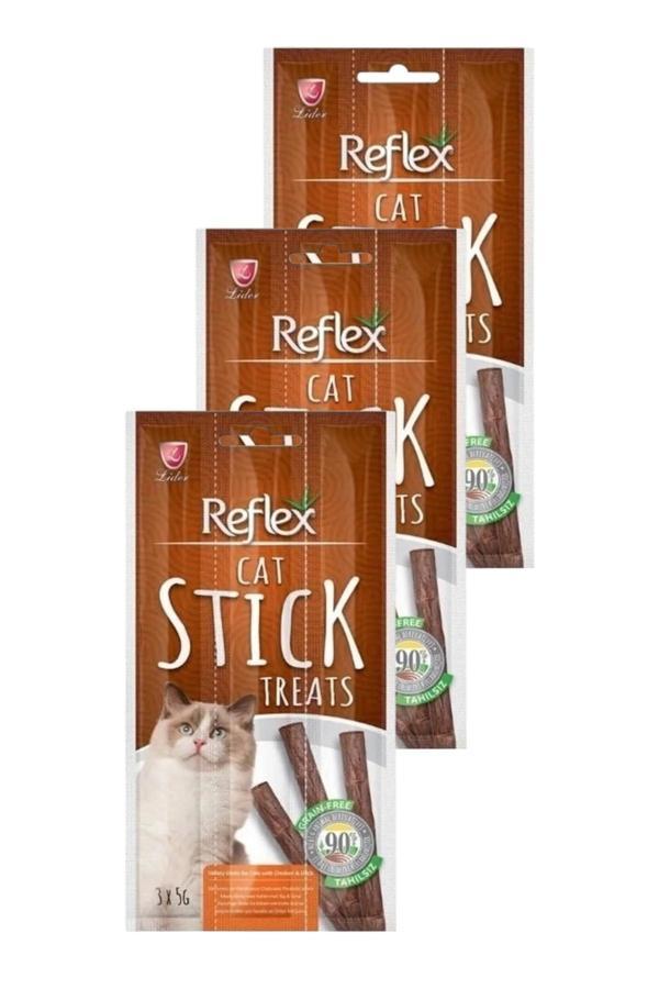 Meaty Sticks Tavuklu ve Ördekli Kedi Ödül Çubuğu 3x5gr Üçlü Paket - Image 1