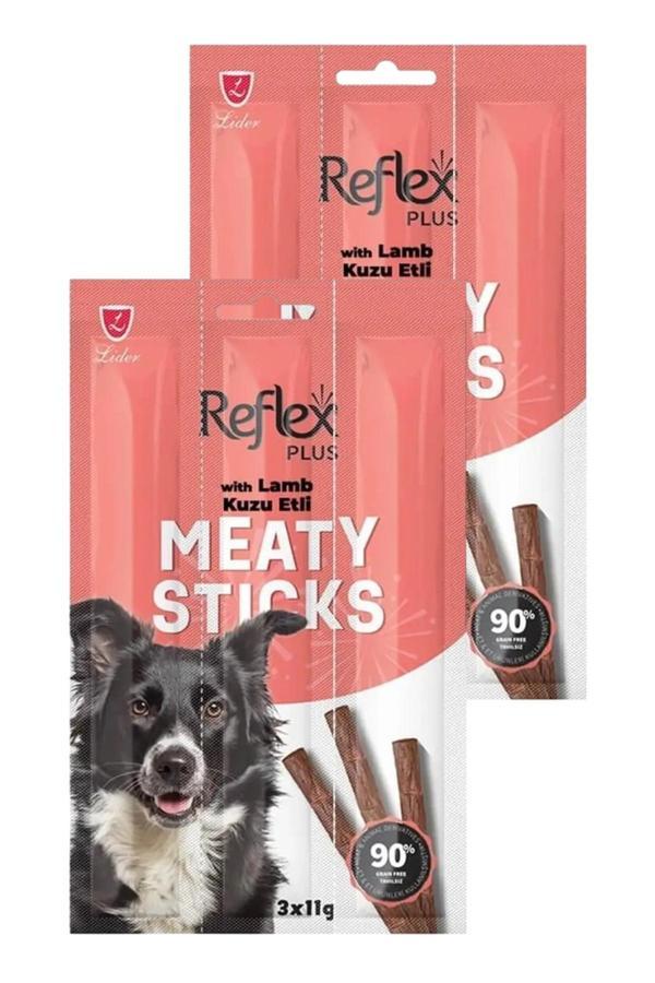 Meaty Sticks Kuzu Etli Köpek Ödül Çubuğu 3x11gr İkili Paket - Image 1