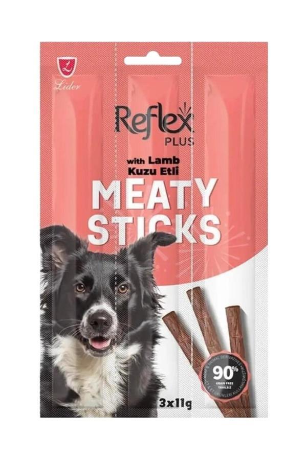 Meaty Sticks Kuzu Etli Köpek Ödül Çubuğu 3x11gr Otuzlu Paket - Image 1