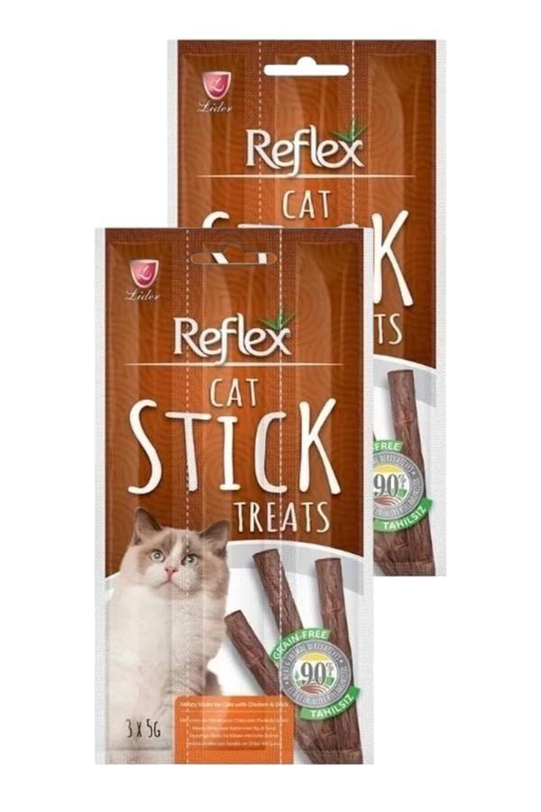 Meaty Sticks Tavuklu ve Ördekli Kedi Ödül Çubuğu 3x5gr İkili Paket - Image 1