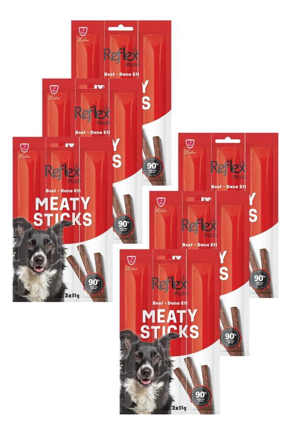 Meaty Sticks Dana Etli Köpek Ödül Çubuğu 3x11gr Altılı Paket - Image 1