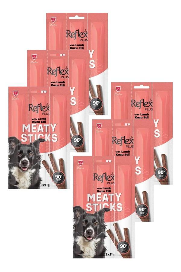 Meaty Sticks Kuzu Etli Köpek Ödül Çubuğu 3x11gr Altılı Paket - Image 1