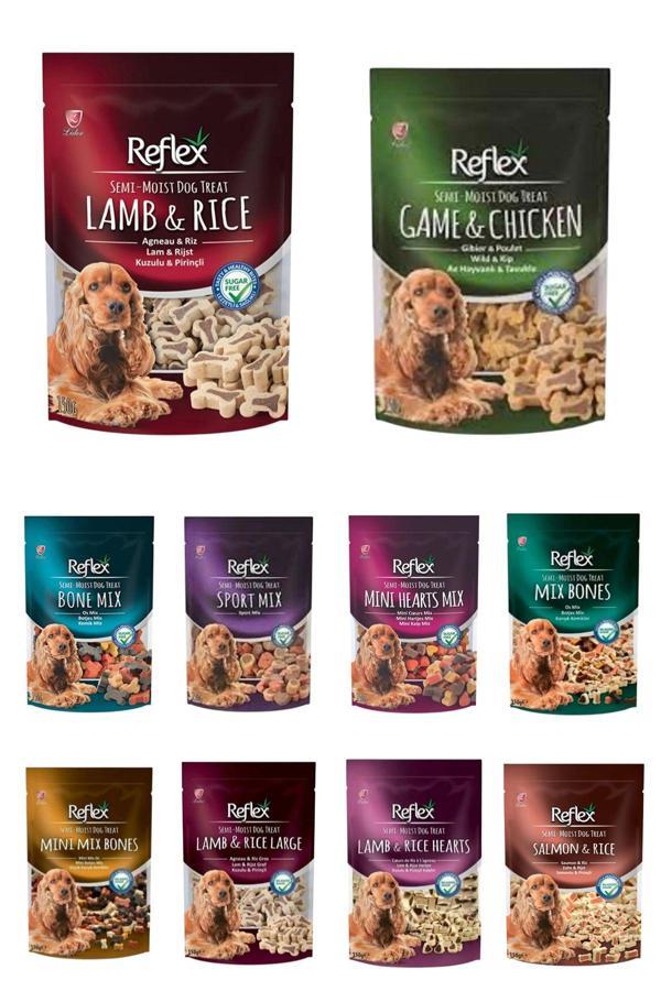 Semi Moist Karışık Köpek Ödülü Mama Paketi 150 gr x 10 Paket - Image 1