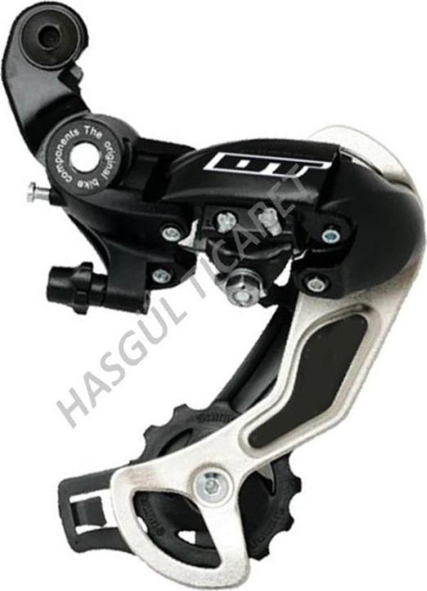 Hsgl Bisiklet Arka Attırıcı DT TX35 Model  Braketsiz Kulaksız 7/8 Vites - Image 1