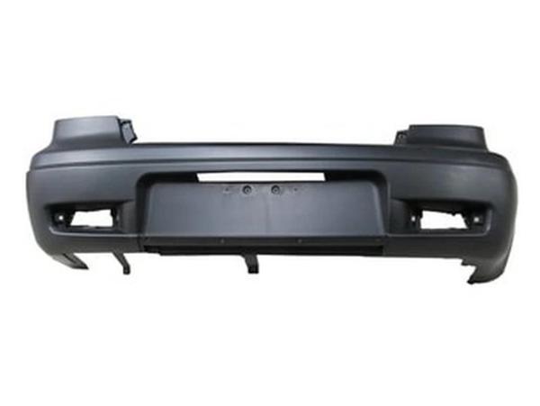 2004-2007 Mitsubishi Outlander Arka Tampon Siyah (Plaka-Reflektör Delikli Fpı) (Adet) (Oem No:Mn1332 - Image 1