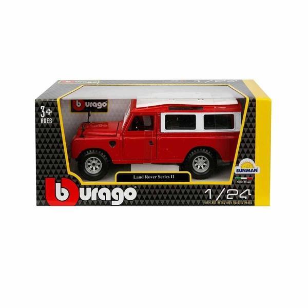 22063 Land Rover Series II Model Araba 1:24 Kırmızı -Sunman - Image 1