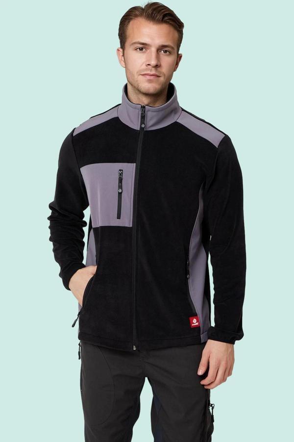 Erkek Kışlık Polar Mont İş Güvenliği Rosa Fleece Coat Outdoor Sıcak Ceket - Image 1