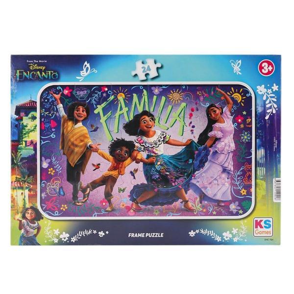 ENC 704 Encanto Familia Frame Puzzle 24 Parça -KS Puzzle - Image 1