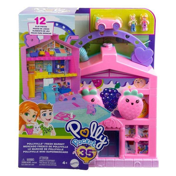 HRD45 Polly Pocket Eğlenceli Market Oyun Seti - Image 1