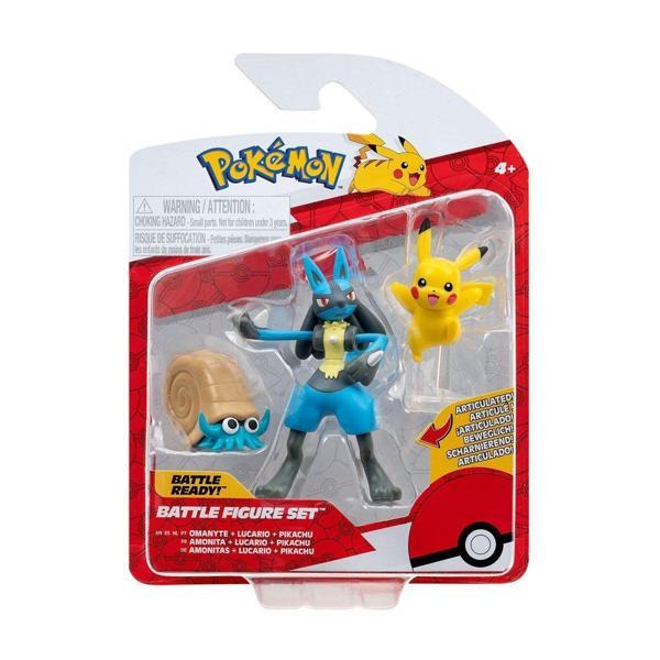 POK 95155-K Pokemon Battle 3'lü Figür Seti - Image 1
