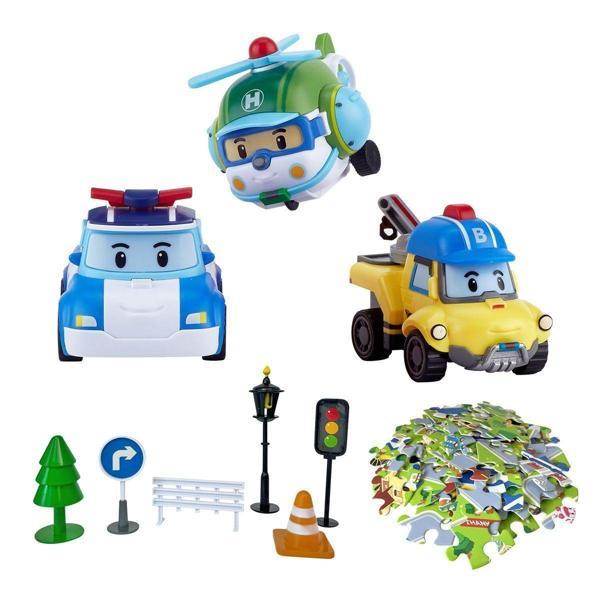 POLI-ZR-912 Robocar Poli Gogo City Seri Poli Burky Helly Oyun Seti - Image 1