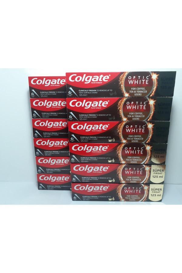 Colgate Çay-Kahve-Sigara Kullananlar İçin Diş Macunu 125 Ml X 12 Adet - Image 1