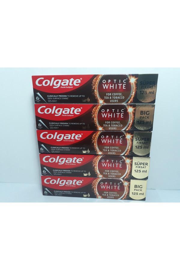 Colgate Çay-Kahve-Sigara Kullananlar İçin Diş Macunu 125 Ml X 5 Adet - Image 1