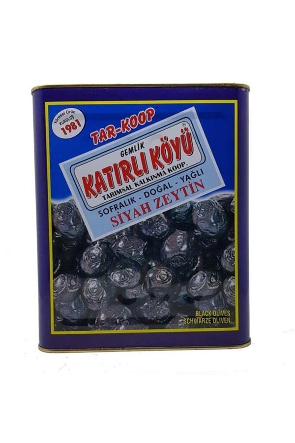 Katırlı Köyü Zeytinleri Gemlik Katırlı Köyü Siyah Zeytin 10 Kg Teneke - Image 1