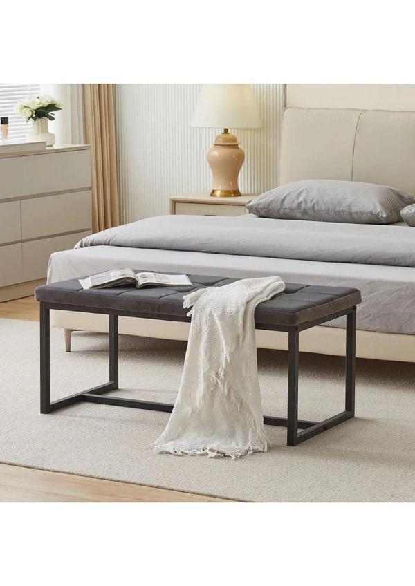  Silla Modern Metal Ayaklı Bench - Image 1