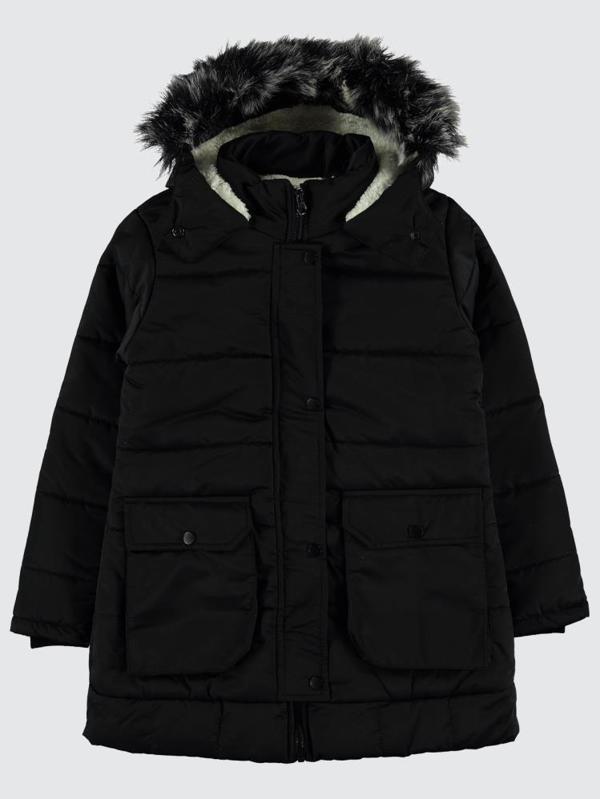 Civil Girls Torba Cepli 10-13 Yaş Mont - Siyah10-11 Yaş - Image 1