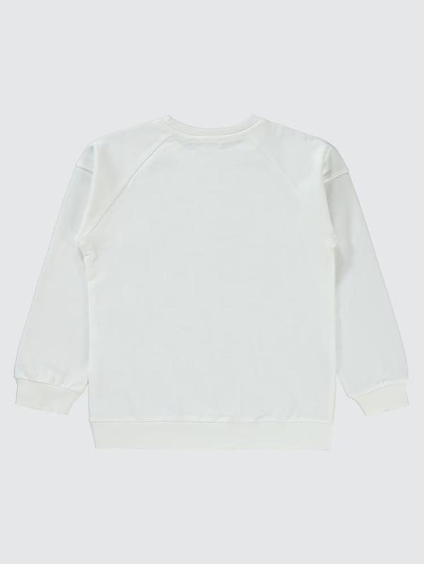Civil Boys Brokoklyn Nakışlı 6-9 Yaş Sweatshirt - Ekru6-7 Yaş - Image 1