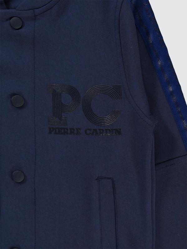 Pierre Cardin PC Baskılı 10-12 Yaş Hırka - Lacivert11-12 Yaş - Image 1