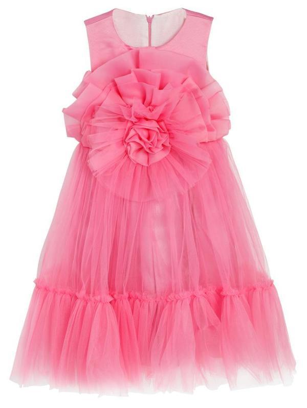 Civil Girls Roba Çiçekli 6-14 Yaş Abiye - Pembe8-9 Yaş - Image 1