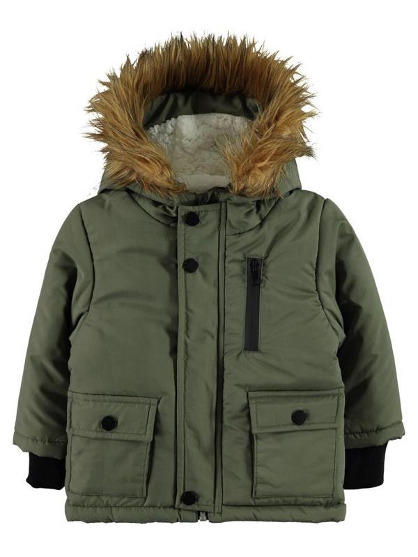 Civil Baby Kürklü 6-18 Ay Mont - Haki12-18 Ay - Image 1
