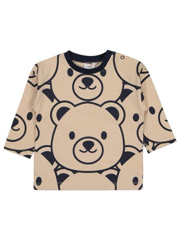 Civil Baby Ayıcıklar Baskılı 6-18 Ay Sweatshirt - Lacivert18-24 Ay - Image 1