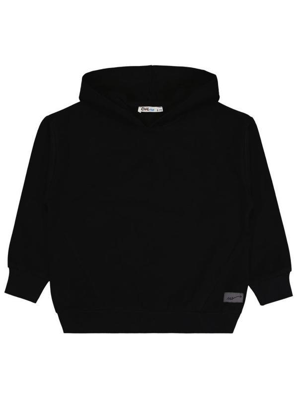 Civil Boys No Etiketli 10-13 Yaş Kapüşonlu Sweatshırt - Siyah11-12 Yaş - Image 1