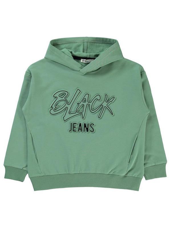 Civil Boys Black Baskılı 10-13 Yaş Sweatshirt - Yeşil10-11 Yaş - Image 1