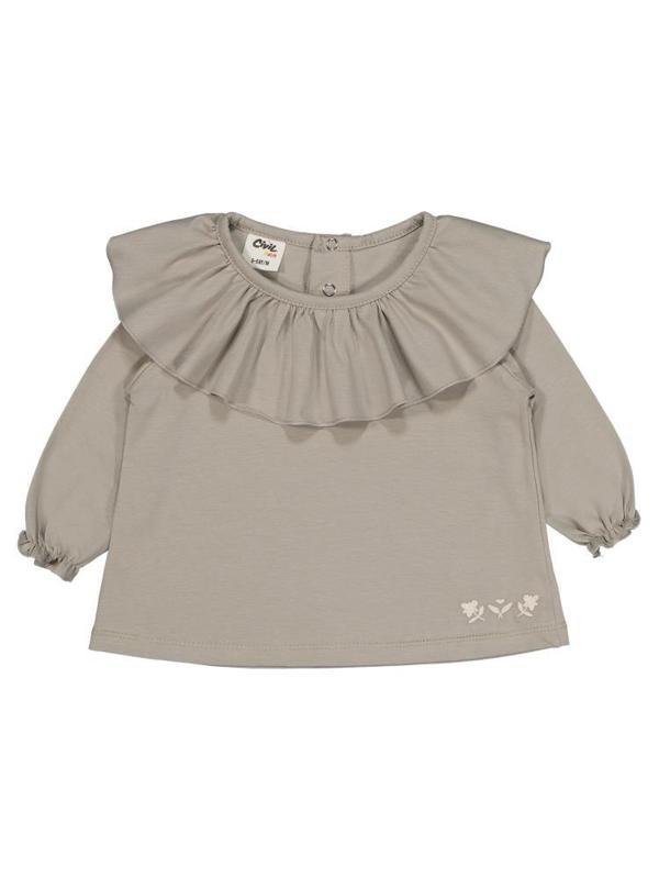 Civil Baby Yakalı 6-18 Ay Sweatshirt - Gri9-12 Ay - Image 1