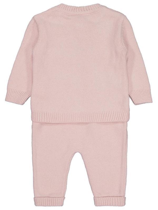 Beybek Hırkalı Slopet 3-12 Ay Takım - Pembe9-12 Ay - Image 1