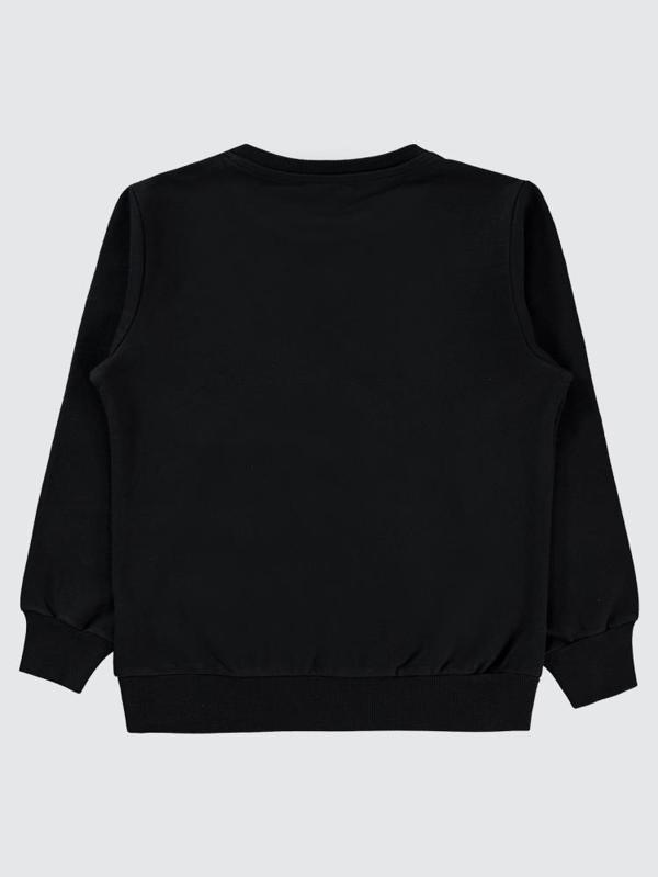 Civil Boys Qr Kod Etiketli  6-9 Yaş Sweatshirt - Siyah8-9 Yaş - Image 1