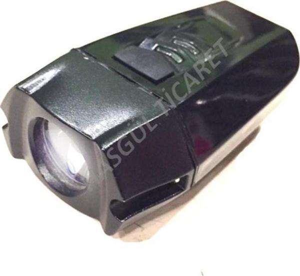 HSGL BİSİKLET USB ŞARJ EDİLEBİLİR 400 LÜMEN ÖN FAR JY-7027 - Image 1