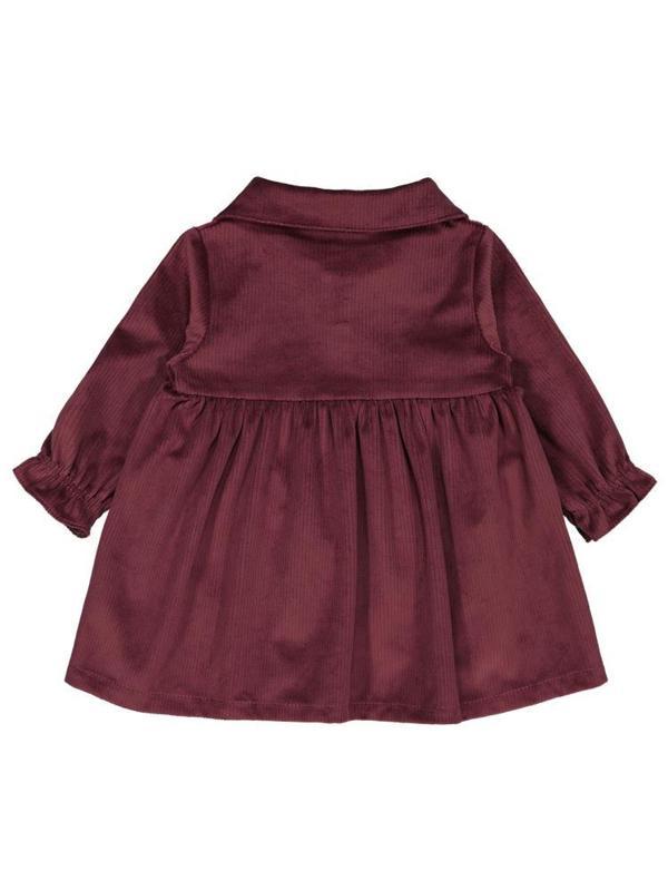 Civil Baby Düğme ve Cepli 6-18 Ay Elbise - Lila9-12 Ay - Image 1