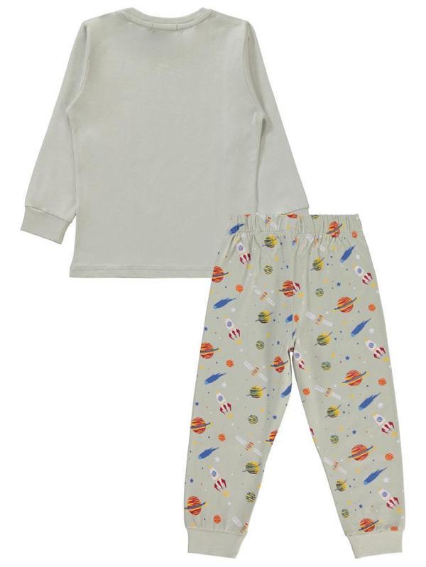Civil Boys Roket Baskılı 2-5 Yaş Pijama Takımı - Gri3-4 Yaş - Image 1