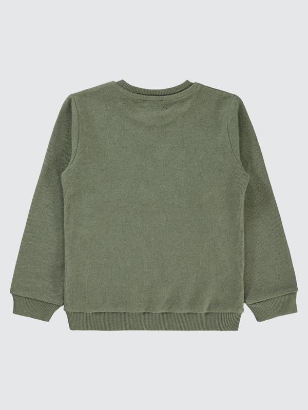 Civil Boys 96 Nakışlı 10-13 Yaş Sweatshirt - Haki10-11 Yaş - Image 1