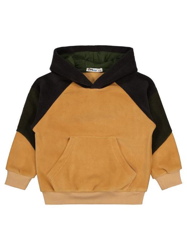 Civil Boys Parçalı Polar 2-5 Yaş Sweatshirt - Bej4-5 Yaş - Image 1
