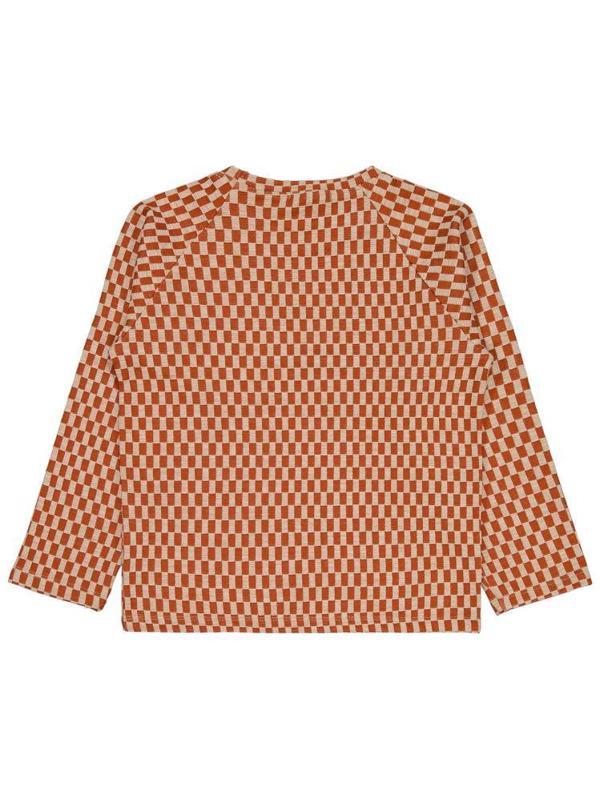 Civil Boys Dama Desenli 6-9 Yaş Sweatshirt - Turuncu9-10 Yaş - Image 1