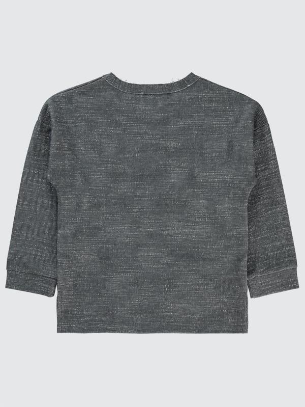 Civil Boys Düz Cepli 6-9 Yaş Sweatshirt - Gri7-8 Yaş - Image 1