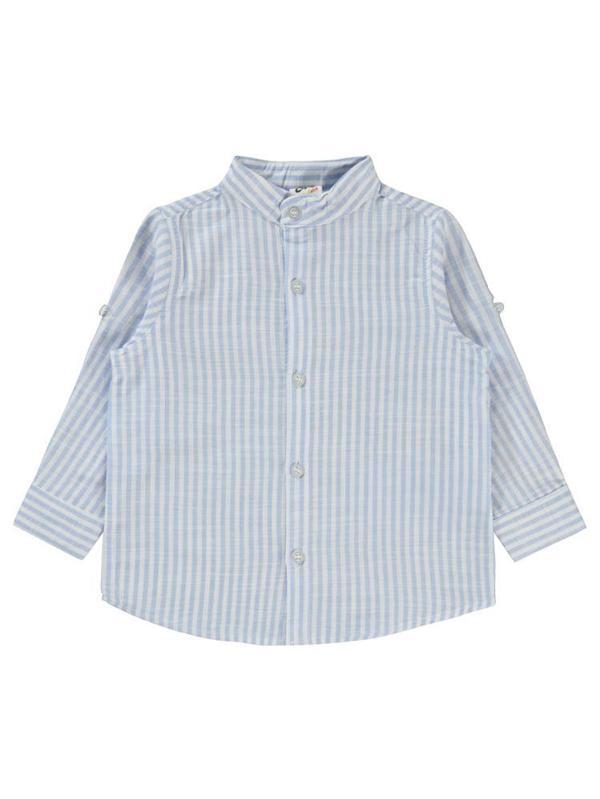 Civil Baby Çizgili 6-18 Ay Gömlek - Mavi18-24 Ay - Image 1