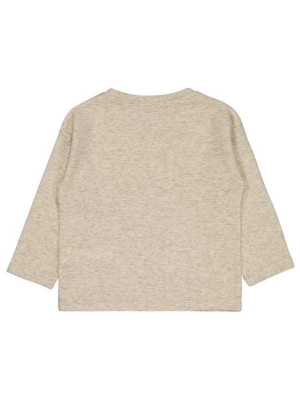 Civil Boys Kendinden Çizgili 2-5 Yaş Sweatshirt - Bej3-4 Yaş - Image 1