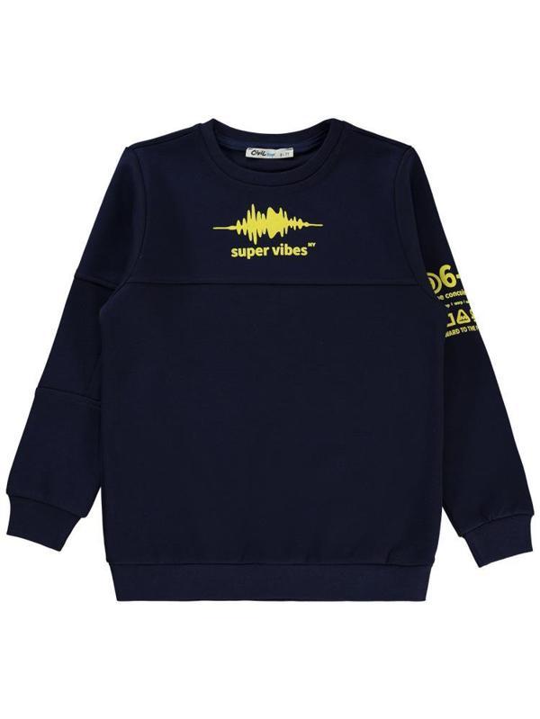 Civil Boys Super Audio Baskılı 6-9 Yaş Sweatshirt - Lacivert6-7 Yaş - Image 1