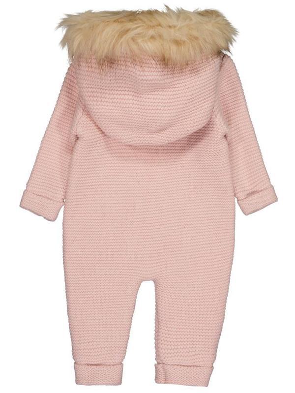 Beybek Kapşonlu 3-12 Ay Tulum - Pembe12-18 Ay - Image 1